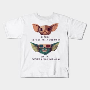 before and after midnight eating Kids T-Shirt